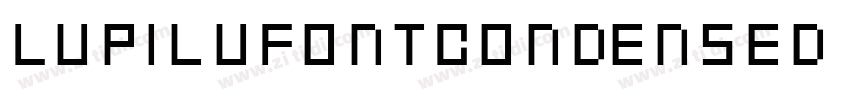 LupiluFontCondensed字体转换