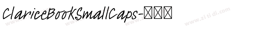 ClariceBookSmallCaps字体转换