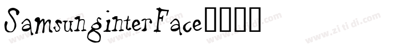 SamsunginterFace字体转换