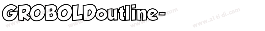 GROBOLDoutline字体转换