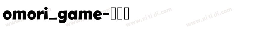 omori_game字体转换