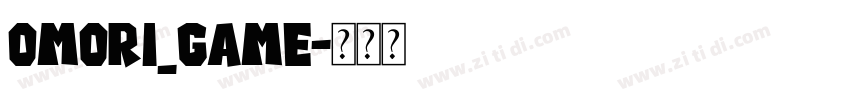 omori_game字体转换