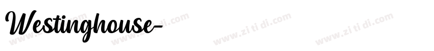 Westinghouse字体转换
