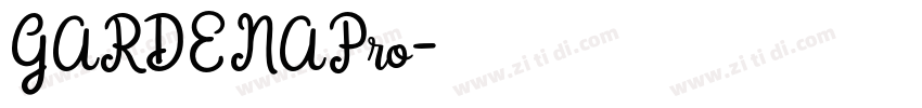 GARDENAPro字体转换
