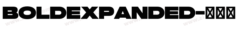 BoldExpanded字体转换 BoldExpanded字体转换