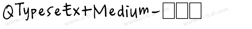 QTypeseExtMedium字体转换