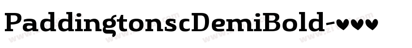 PaddingtonscDemiBold字体转换 PaddingtonscDemiBold字体转换