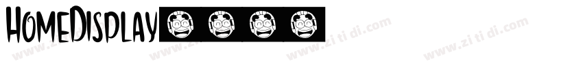 HomeDisplay字体转换