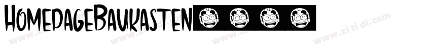 HomepageBaukasten字体转换