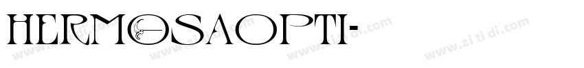 HermosaOpti字体转换