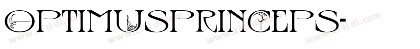 optimusprinceps字体转换