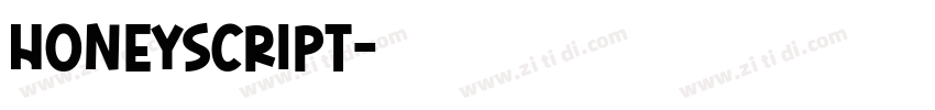 Honeyscript字体转换