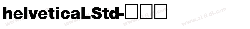 helveticaLStd字体转换