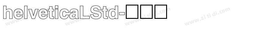 helveticaLStd字体转换