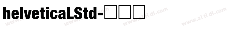 helveticaLStd字体转换