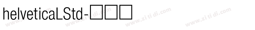 helveticaLStd字体转换