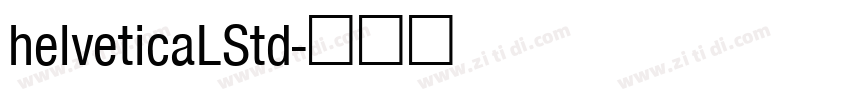 helveticaLStd字体转换