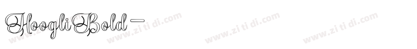 HoogliBold字体转换