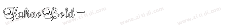 KakaoBold字体转换 KakaoBold字体转换