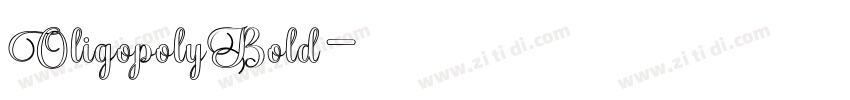 OligopolyBold字体转换