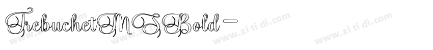 TrebuchetMSBold字体转换