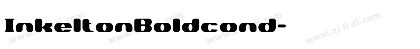 InkeltonBoldcond字体转换