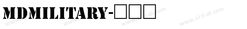 MDMilitary字体转换