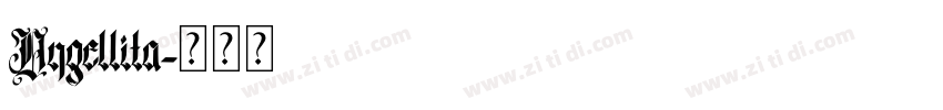 Angellita字体转换