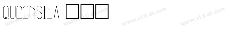 queensila字体转换