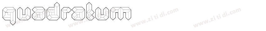 Quadratum字体转换