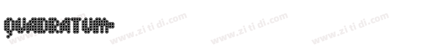 Quadratum字体转换