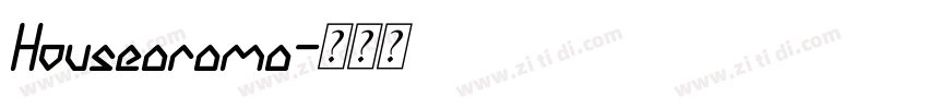Housearama字体转换