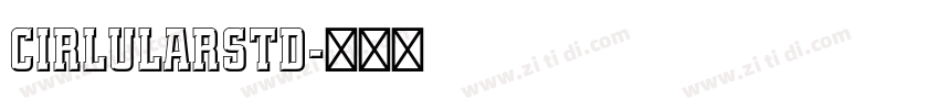 cirlularStd字体转换
