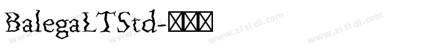 BalegaLTStd字体转换