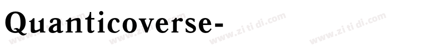 Quanticoverse字体转换