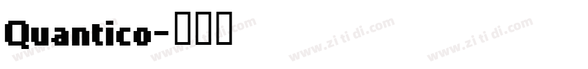 Quantico字体转换