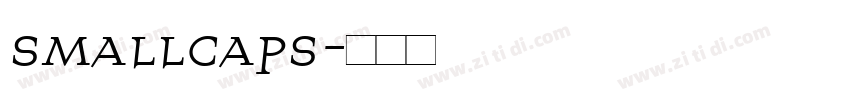 smallcaps字体转换