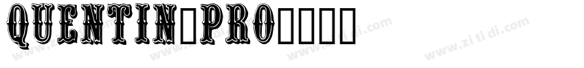 Quentin_Pro字体转换