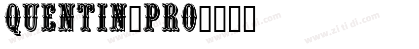 Quentin_Pro字体转换