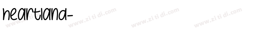 heartland字体转换