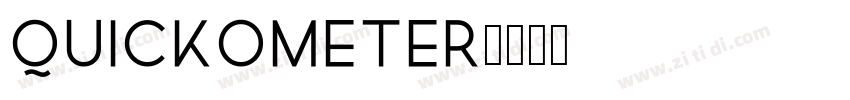 Quickometer字体转换