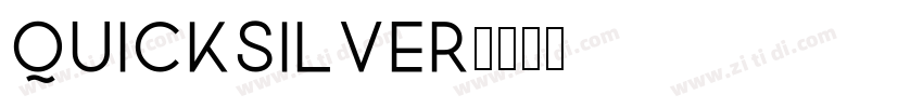 Quicksilver字体转换