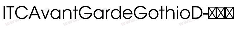 ITCAvantGardeGothioD字体转换 ITCAvantGardeGothioD字体转换