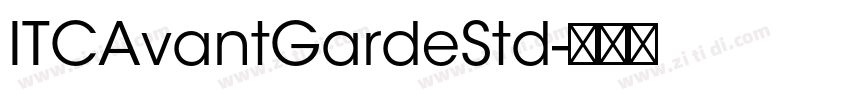 ITCAvantGardeStd字体转换