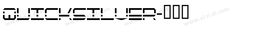 Quicksilver字体转换
