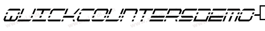 QuickCountersDEMO字体转换