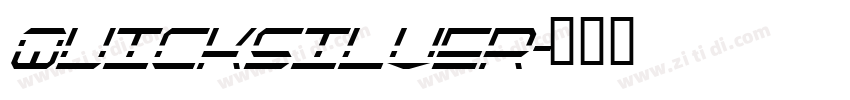 Quicksilver字体转换