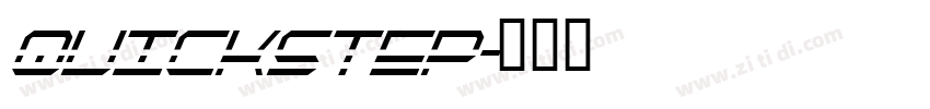 quickstep字体转换