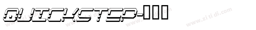quickstep字体转换