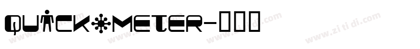 Quickometer字体转换